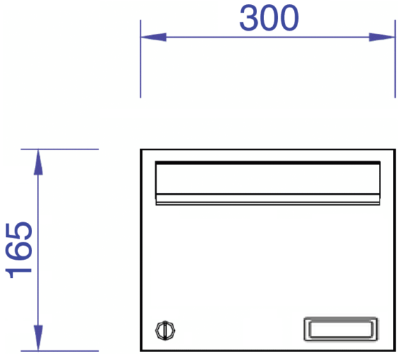 H300-16 Horizontal Mailbox